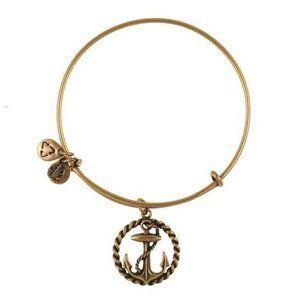 ALEX AND ANI Nautical Anchor charm bracelet